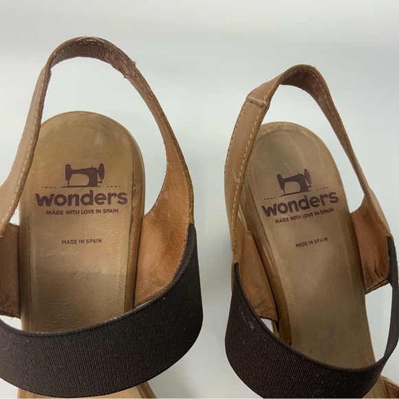 Wonders leather sandals. Size 8 - Picture 5 of 10